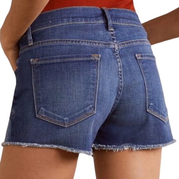 Frame Le Grand Garcon Cutoff Frayed Denim Shorts Sold on REVOLVE, Boho, Grunge - Picture 2 of 13